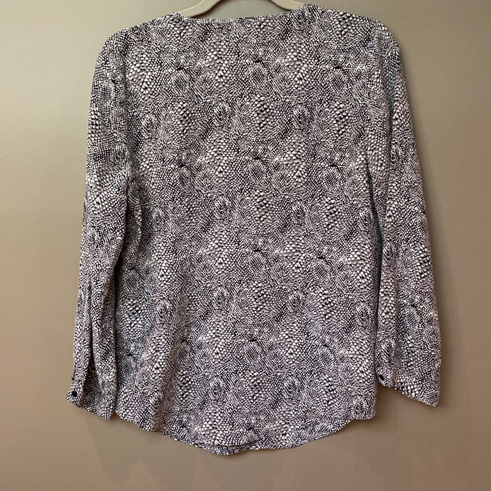 Joie Silk Blouse. Python Pattern - image 2